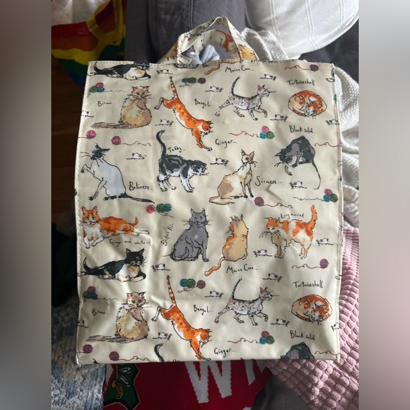 Madeleine Floyd Ulster Weavers Cat Print Shopping Tote - Picture 3 of 6